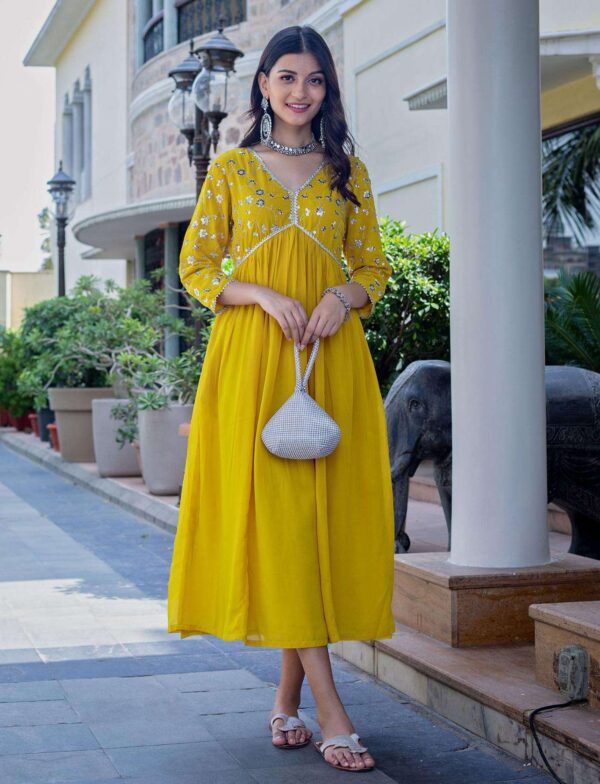 Cotton Printed Kurta with Coordinated Palazzo and Dupatta for Women(XXL) - Image 2