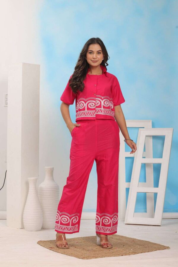 Stylish Ease ? Printex Cotton Dress with Embroidery Details (XL) - Image 4